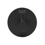 Crni mat samoljepljivi kukica SAT od nehrđajućeg čelika pro za kupaonicu
