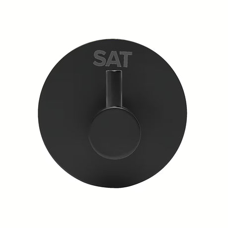 Crni mat samoljepljivi kukica SAT od nehrđajućeg čelika pro za kupaonicu