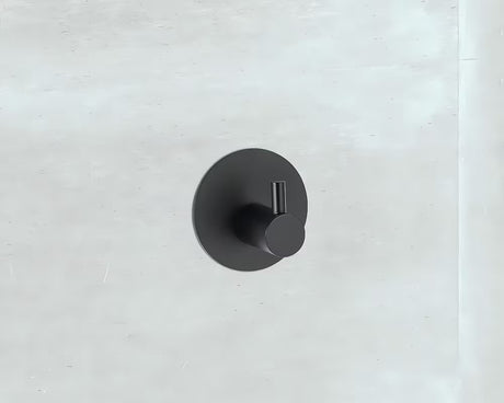 Crni mat samoljepljivi kukica SAT od nehrđajućeg čelika pro za kupaonicu