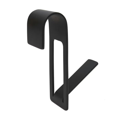 Crni mat metalni viseći kukica SAT za radijator pro sušenje ručnika i obuće