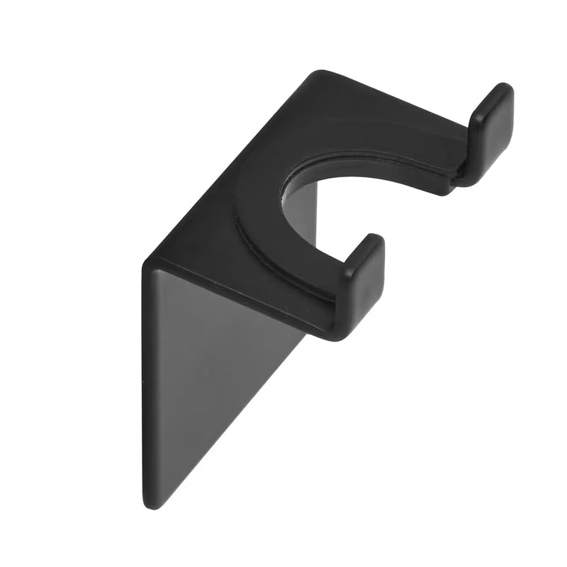 Crni kukica SAT minimalističkog dizajna pro montaža bez bušenja pomoću 3M trake