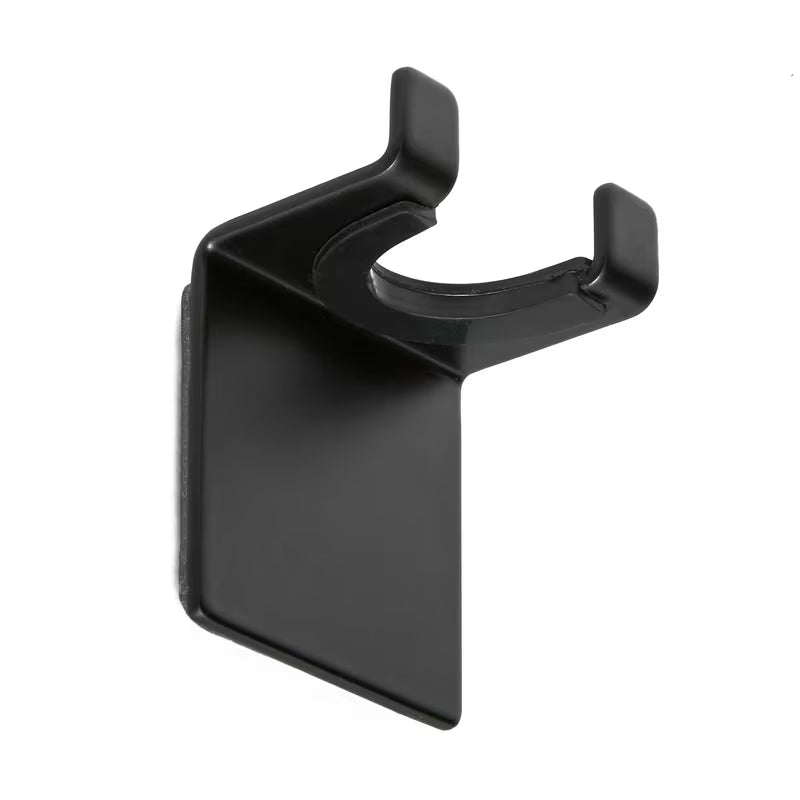 Crni kukica SAT minimalističkog dizajna pro montaža bez bušenja pomoću 3M trake