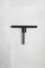 Crni kukica SAT minimalističkog dizajna pro montaža bez bušenja pomoću 3M trake