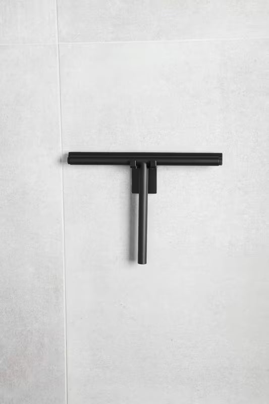 Crni kukica SAT minimalističkog dizajna pro montaža bez bušenja pomoću 3M trake