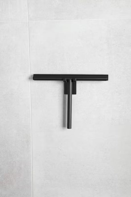 Crni kukica SAT minimalističkog dizajna pro montaža bez bušenja pomoću 3M trake