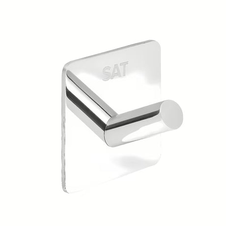 Samoljepljivi kukica SAT Chrome od poliranog nehrđajućeg čelika u krom izgledu
