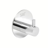 Samoljepljivi kukica SAT Chrome od poliranog nehrđajućeg čelika u sjajnoj izvedbi