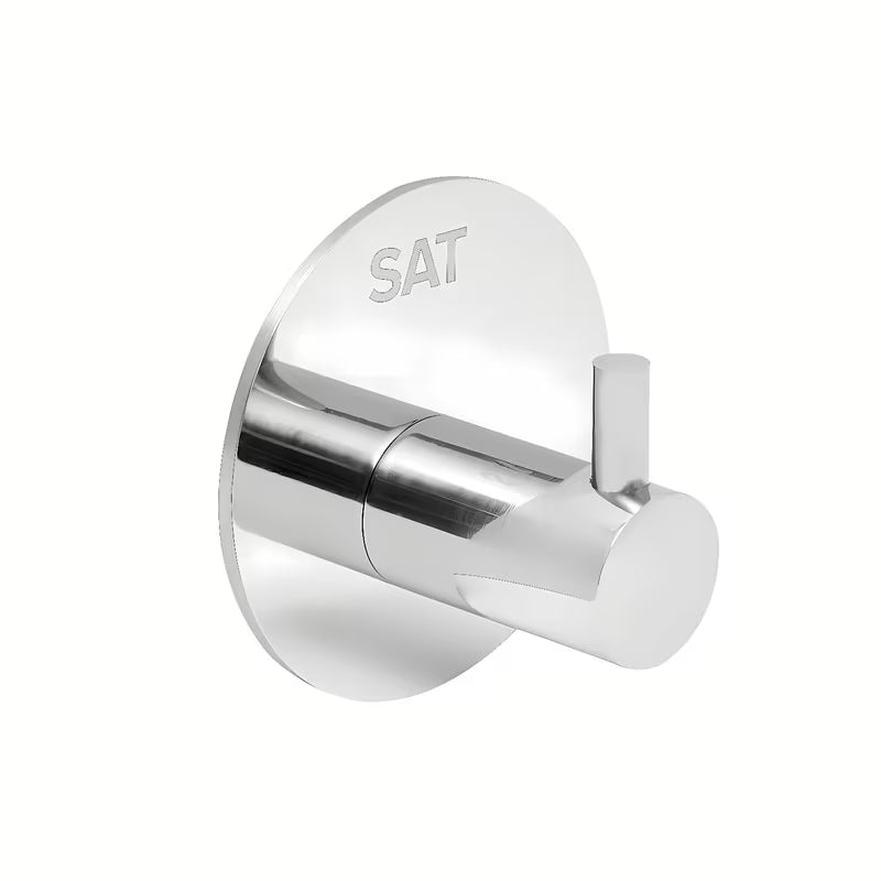 Samoljepljivi kukica SAT Chrome od poliranog nehrđajućeg čelika u sjajnoj izvedbi