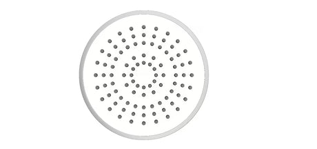 Plastična nadglavni tuš SAT u krom izvedbi sa silikonskim mlaznicama