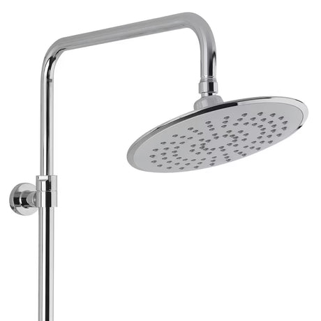 Plastična nadglavni tuš SAT u krom izvedbi sa silikonskim mlaznicama