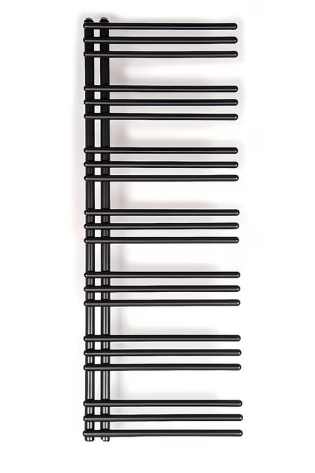 Kombinirani radijator SAT Hto 50x134 cm u crnoj mat boji sa središnjim priključkom