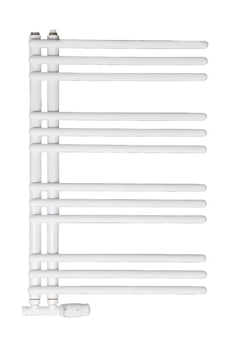 Bijeli kombinirani radijator SAT Hto 50x74 cm sa središnjim priključkom