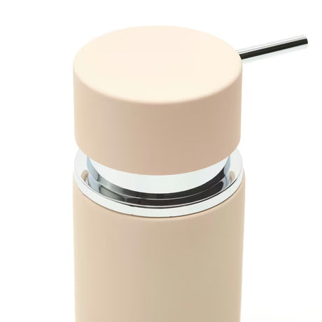 Keramički dozator sapuna SAT Infinitio u bež mat izvedbi, četvrtastog oblika, samostojeći .