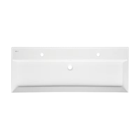 Bijeli keramički umivaonik SAT Infinitio 121,4x46,9 cm s preljevom