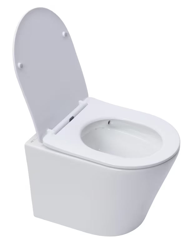 Viseći WC set SAT Infinitio s ugradbenim modulom za lagane zidove i tipkom za ispiranje