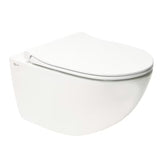 Viseći WC set SAT Infinitio s podžbuknim modulom, tipkom za ispiranje i daskom soft Close