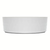 Sjajni bijeli keramički umivaonik na ploču SAT Infinitio 36 x 36 cm bez preljeva