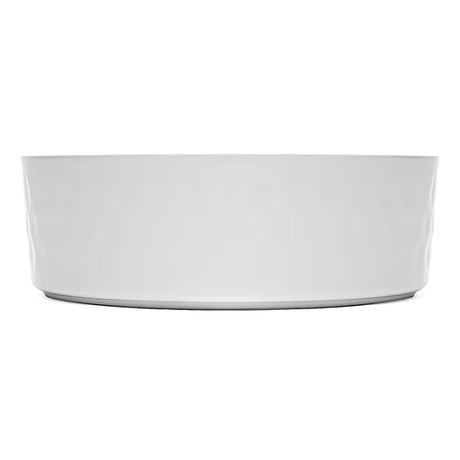 Sjajni bijeli keramički umivaonik na ploču SAT Infinitio 36 x 36 cm bez preljeva