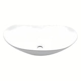 Bijeli keramički umivaonik na ploču SAT Infinitio 61,5 x 36 cm bez preljeva