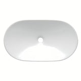 Bijeli keramički umivaonik na ploču SAT Infinitio 61,5 x 36 cm bez preljeva