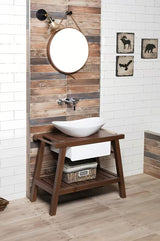 Bijeli keramički umivaonik na ploču SAT Infinitio 61,5 x 36 cm bez preljeva