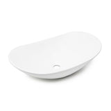 Bijeli keramički umivaonik na ploču SAT Infinitio bez preljeva dimenzija 61,5x36 cm