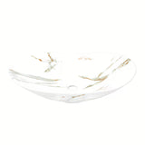 SAT Infinitio umivaonik na ploču bez preljeva u bijeloj mat boji s imitacijom mramora 61,5x36 cm