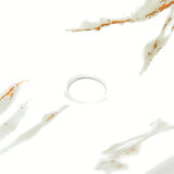 SAT Infinitio umivaonik na ploču bez preljeva u mat bijeloj boji s imitacijom mramora 61,5x36 cm