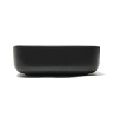 Mat crni keramički umivaonik na ploču SAT Infinitio bez preljeva, 50x39 cm