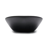 Mat crni keramički umivaonik na ploču SAT Infinitio bez preljeva 61,5x36 cm