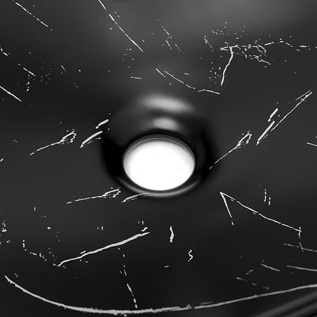 Umivaonik na ploču SAT Infinitio bez preljeva u crnom mat dekoru mramora 61,5x36 cm