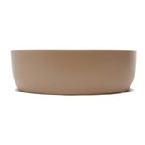 Mat smeđi keramički umivaonik na ploču SAT Infinitio 39x39 cm bez preljeva