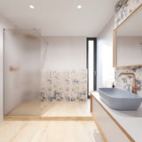 Mat ružičasti keramički umivaonik na ploču SAT Infinitio bez preljeva, ovalni oblik, 45,5x32,5 cm.