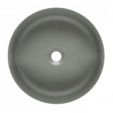 Mat bijeli tankostijeni keramički umivaonik na ploču SAT Infinitio 39x39 cm