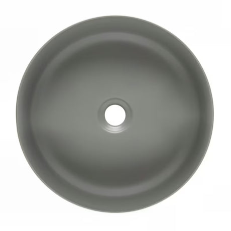 Mat bijeli tankostijeni keramički umivaonik na ploču SAT Infinitio 39x39 cm