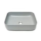 SAT Infinitio keramički umivaonik na ploču bez preljeva u tamnozelenoj mat boji, 45,5x32,5 cm.