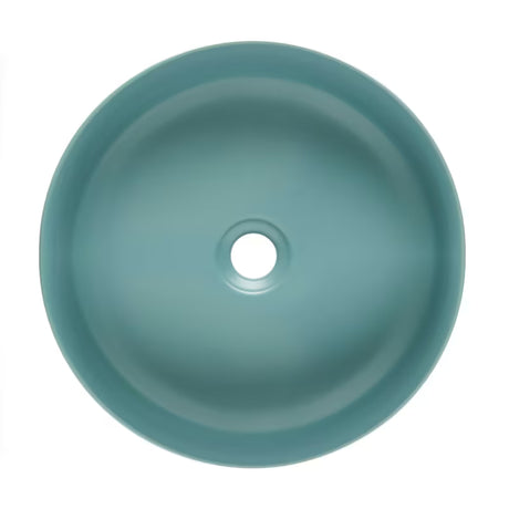 Mat smeđi keramički umivaonik na ploču SAT Infinitio 39x39 cm bez preljeva