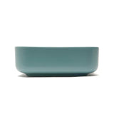 Mat zeleni keramički umivaonik na ploču SAT Infinitio bez preljeva, 50x39 cm