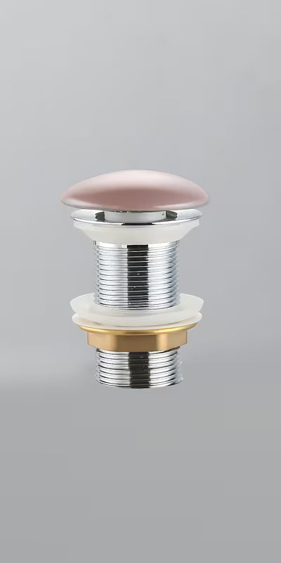 Mat ružičasta odvod SAT Infinitio za umivaonik bez preljeva s navojem 5/4".