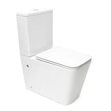 Bijeli samostojeći  WC kombi SAT Infinitio bez sustava za ispiranje s wc daskom i štedljivim DualFlush ispiranjem