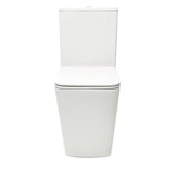 Bijeli samostojeći  WC kombi SAT Infinitio bez sustava za ispiranje s wc daskom i štedljivim DualFlush ispiranjem