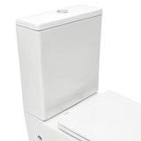 Bijeli samostojeći  WC kombi SAT Infinitio bez sustava za ispiranje s wc daskom i štedljivim DualFlush ispiranjem