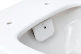 Viseća WC Školjka SAT Infinitio s integriranim bideom, bez ruba Rim-Ex i sjedalom soft Close u bijeloj boji