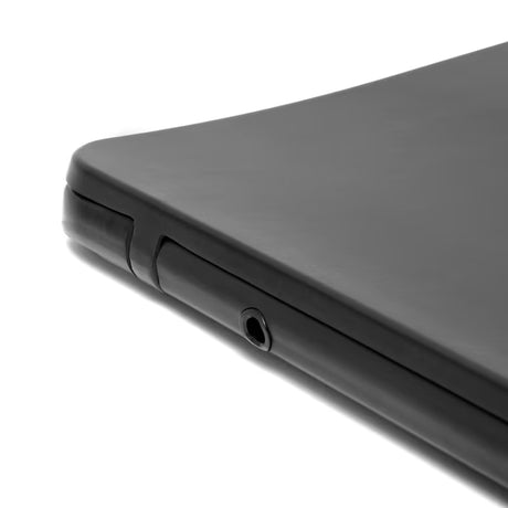 Crni WC daska SAT Infinitio kvadratnog dizajna s funkcijama soft Close i EasyLock.