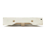 Bijeli keramički viseći umivaonik SAT Infinitio 60,5x46,5 cm s preljevom i otvorom pro slavinu u sredini.