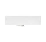 Bijeli keramički viseći umivaonik SAT Infinitio 60,5x46,5 cm s preljevom i otvorom pro slavinu u sredini.