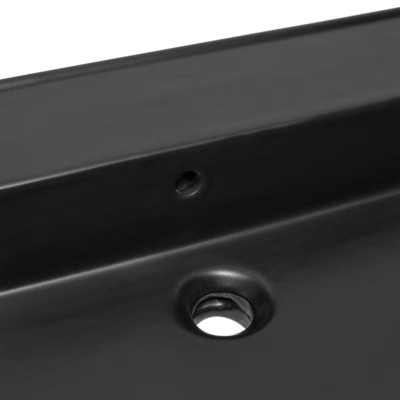 Viseći umivaonik SAT Infinitio u crnoj mat izvedbi s mogućnošću montaže i na ploču