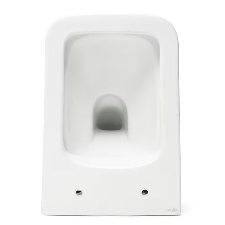 Bijeli viseća WC školjka SAT Infinitio pravokutnog oblika s wc daskom soft Close sa skrivenim pričvršćenjem