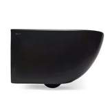 Viseća WC Školjka SAT Infinitio u crnoj mat izvedbi s bezrubnim ispiranjem Rim-Ex i sjedalom soft Close