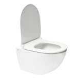 Viseći WC set SAT Infinitio s predzidnim modulom i vodokotlićem Geberit Delta u modernom dizajnu.